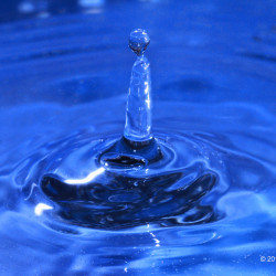 Classic water droplet